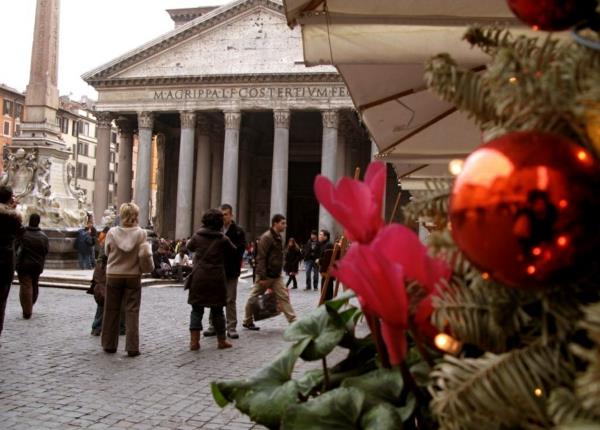 Χριστουγεννιάτικες διακοπές με παιδιά Ρώμη Ιταλία χριστουγεννιάτικη αγορά πάνθεον