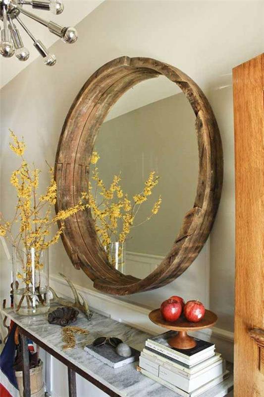Κρασί βαρέλι στάση τραπέζι diy έπιπλα ξύλινο βαρέλι σκάφη ιδέες σκελετός καθρέφτη