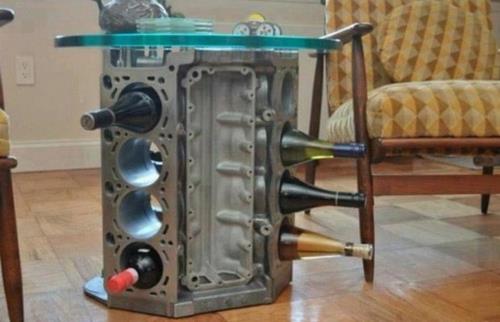 μηχανή ανταλλακτικών αυτοκινήτου αποθήκευσης κρασιού ράφι κατασκευής diy έργου