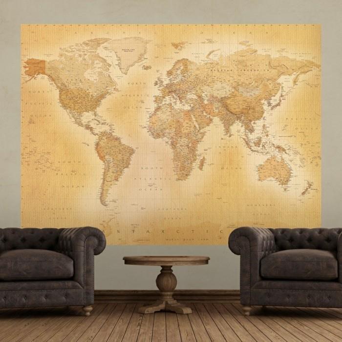 παγκόσμιος χάρτης τοίχος σαλόνι διακόσμηση τοίχου τοίχος ταπετσαρία τοιχογραφία