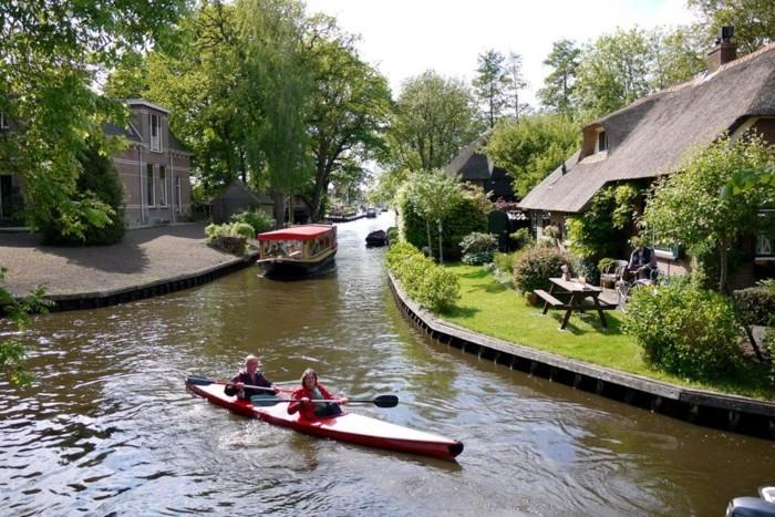 παγκόσμια περιοδεία wektreisen giethoorn ολλανδίας