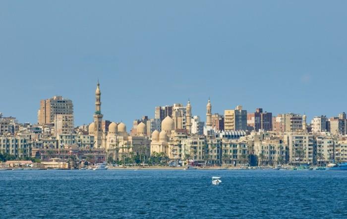 παγκόσμιο ταξίδι Αλεξάνδρεια πανοραμική άποψη περίπτερο ταξίδι Αίγυπτος