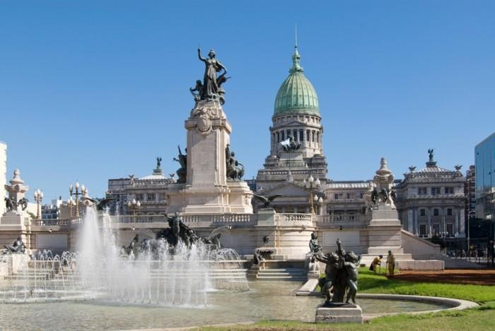 παγκόσμιο ταξίδι argentina buenos aires plaza del congreso