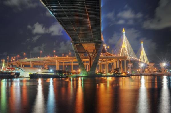 γνωστές παγκόσμιες γέφυρες ιδέες σχεδιασμό τη νύχτα