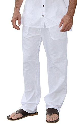 Beyaz Yazlık Pantolon