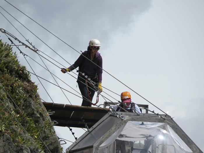 άγρια ​​περιπέτεια ξενοδοχείο skylodge ατσάλινα καλώδια