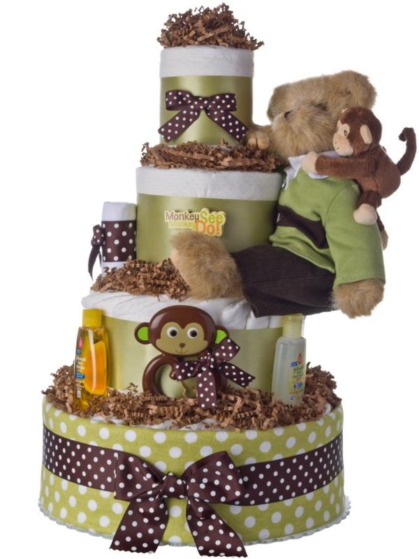 πάνα κέικ tinker οδηγίες μωρό δώρα τούρτες γέννησης