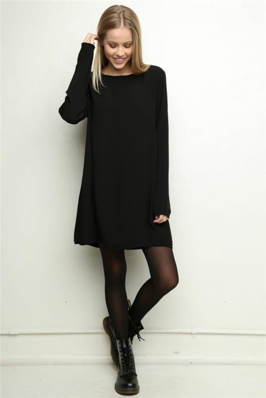 χειμωνιάτικα χειμωνιάτικα φορέματα πλεκτό φόρεμα μαύρο μίνι φόρεμα