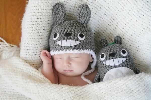 χειμωνιάτικα καπέλα μωρό καπέλο totoro
