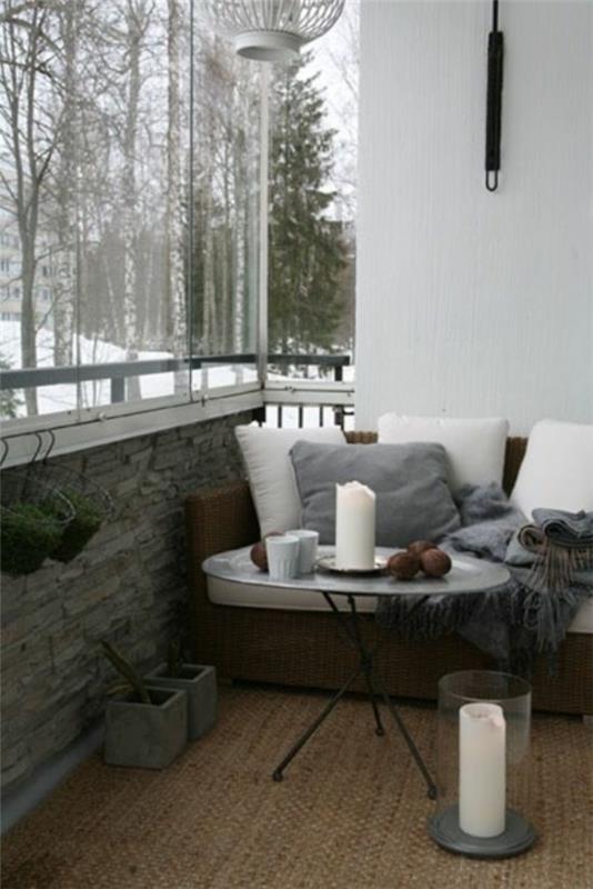 βεράντα χειμερινής βεράντας σχεδιασμός βεράντα απόρρητου γυαλιού χαλί από γυαλί