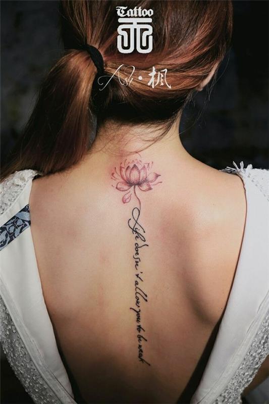 ιδέες γραμματοσειράς τατουάζ γυναικών τατουάζ σπονδυλικής στήλης
