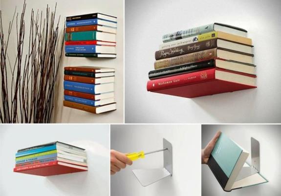 ζωντανές ιδέες DIY ιδέες για ενήλικες φτιάξτε μόνοι σας ράφι βιβλίων