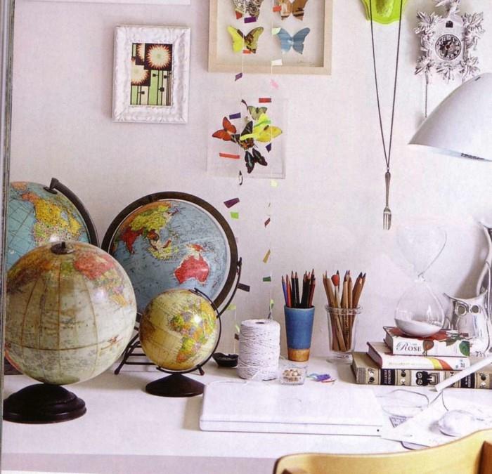 ζωντανες ιδεες deco ιδεες globes desk