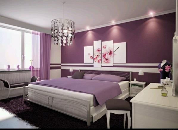 ιδέες διαβίωσης νεανικό δωμάτιο επιπλωμένο κρεβάτι χαλί σχεδιασμός τοίχου