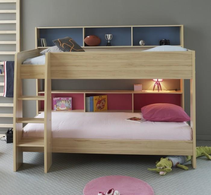 ιδέες διαβίωσης παιδικό δωμάτιο παιδικό κρεβάτι σοφίτας ξύλο όμορφο δάπεδο