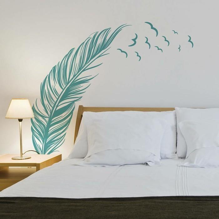 ιδέες σαλονιού κομψές ιδέες διακόσμησης με αυτοκόλλητα τοίχου
