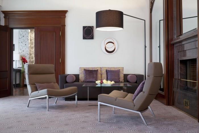 ιδέες διαβίωσης σαλόνι μοντέρνα χρώματα και όμορφα έπιπλα
