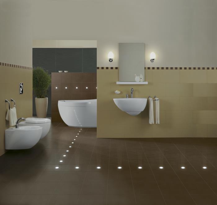 ιδέες επίπλωσης σπιτιού φωτιστικά δαπέδου ιδέες μπάνιου