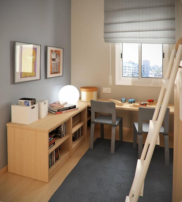 ιδέες σχεδιασμού διαμερισμάτων μικρό παιδικό δωμάτιο