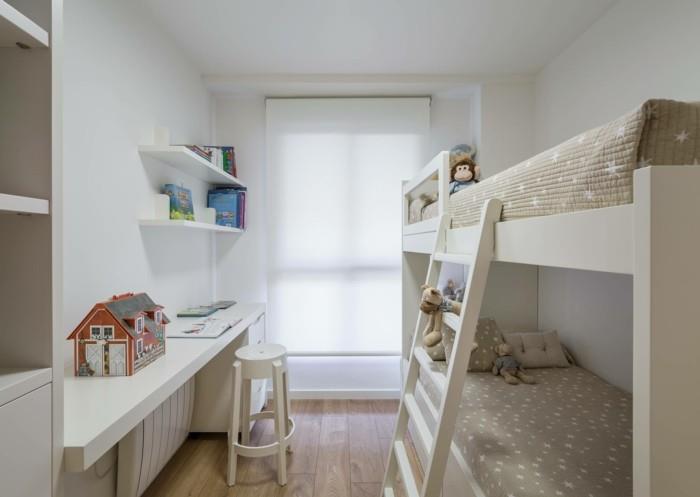 διακόσμηση διαμερισμάτων ζωντανές ιδέες παιδικό δωμάτιο σοφίτα κρεβάτι σχέδιο κορνίζας