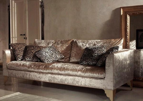 σχεδιασμός σαλονιού πανέμορφος βελούδινος καναπές