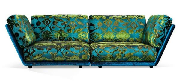 Καναπές καθιστικού σετ μπλε