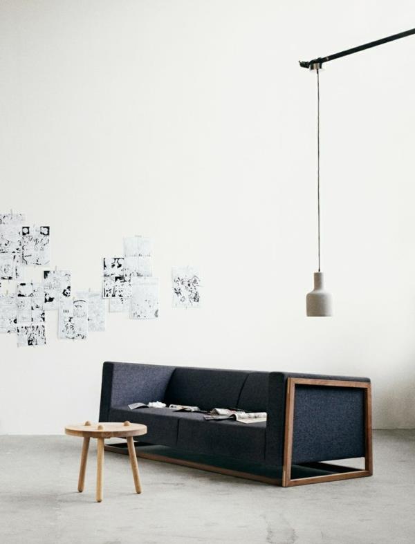 σαλόνι ιδέες εικόνες σχεδιασμός καναπές κρεμαστή λάμπα