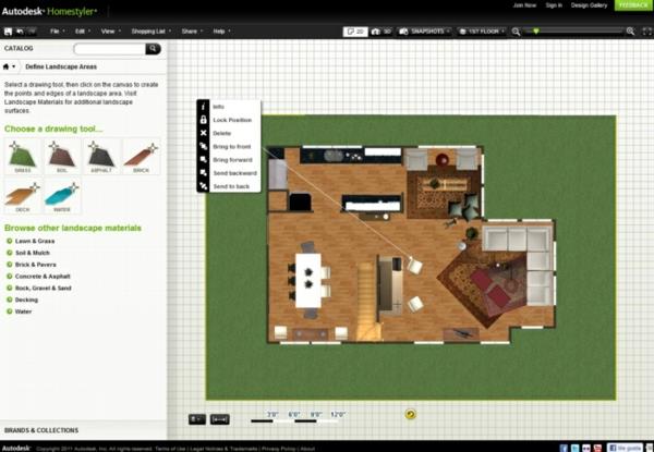 σχεδιαστής σαλονιού δωρεάν 3d σχεδιαστής δωματίων Autodesk Homestyler εσωτερικός σχεδιαστής