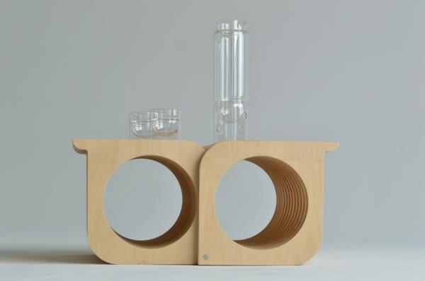 τραπέζια σαλονιού ξαδέρφη τραπέζι Stéphane Leathead designarium