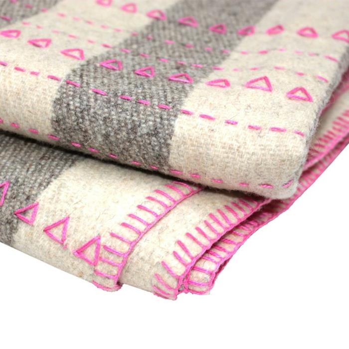 μάλλινες κουβέρτες φυσικό μεξικό δίκαιο εμπόριο κεντήματα ροζ αμιδίνι