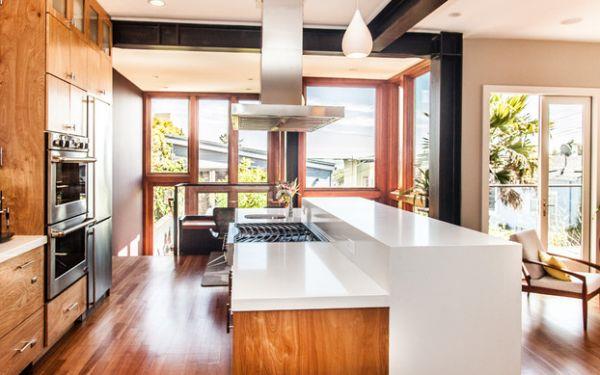 όμορφη επίπλωση με κομψό ορθογώνιο laminate
