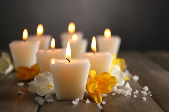 yin yang που σημαίνει κεριά φενγκ σούι λουλούδια διακοσμήσεις τραπεζιού