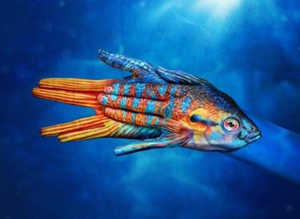 μοντέρνα ψάρια τέχνης