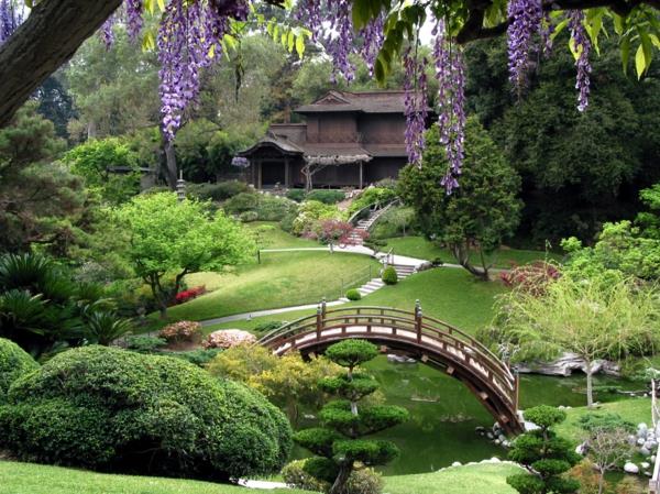 Ζεν κηπουρική σχέδιο ιαπωνικού αίθριου