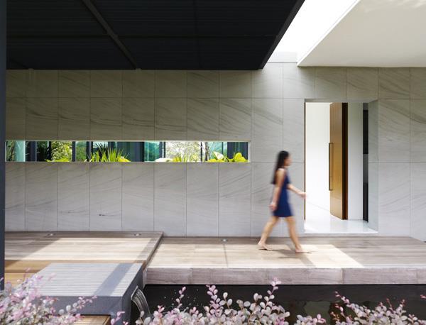 αρχιτεκτονικό στοιχείο Σιγκαπούρη ιδέα χαλάρωσης