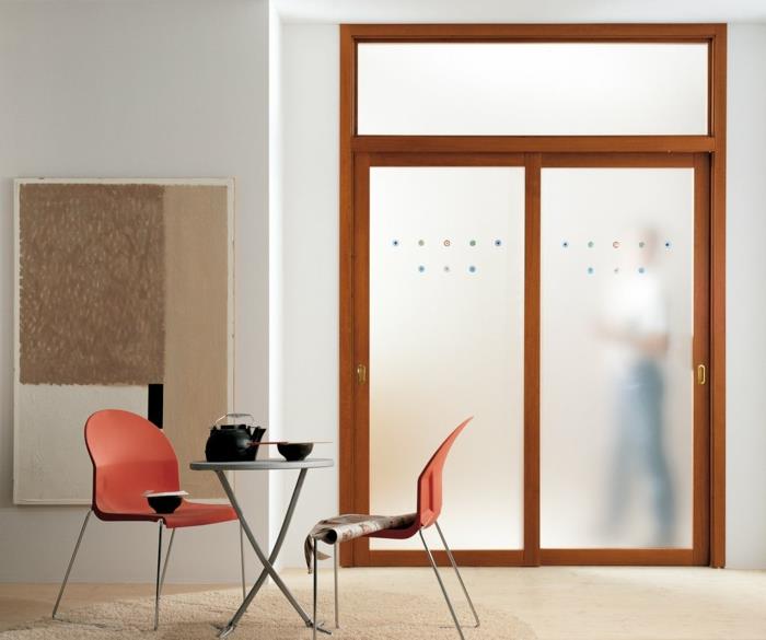 πόρτες δωματίων γυαλιά ιδέες εσωτερικού σχεδιασμού πρακτικές