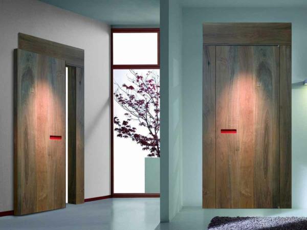 πόρτες δωματίων ρουστίκ ξύλινα φώτα