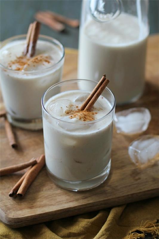 κανέλα γάλα ρύζι καφέ τάση horchata