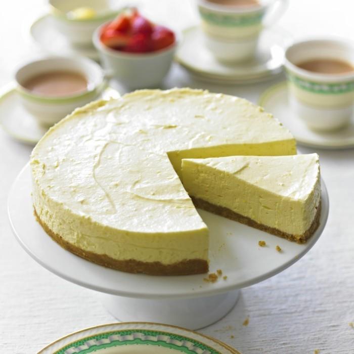 Προετοιμάστε το cheesecake λεμονιού χωρίς ψήσιμο