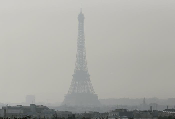 Ευρωπαικές πόλεις Παρίσι αιθαλομίχλη
